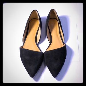 JCREW Zoe suede d'Orsay flats